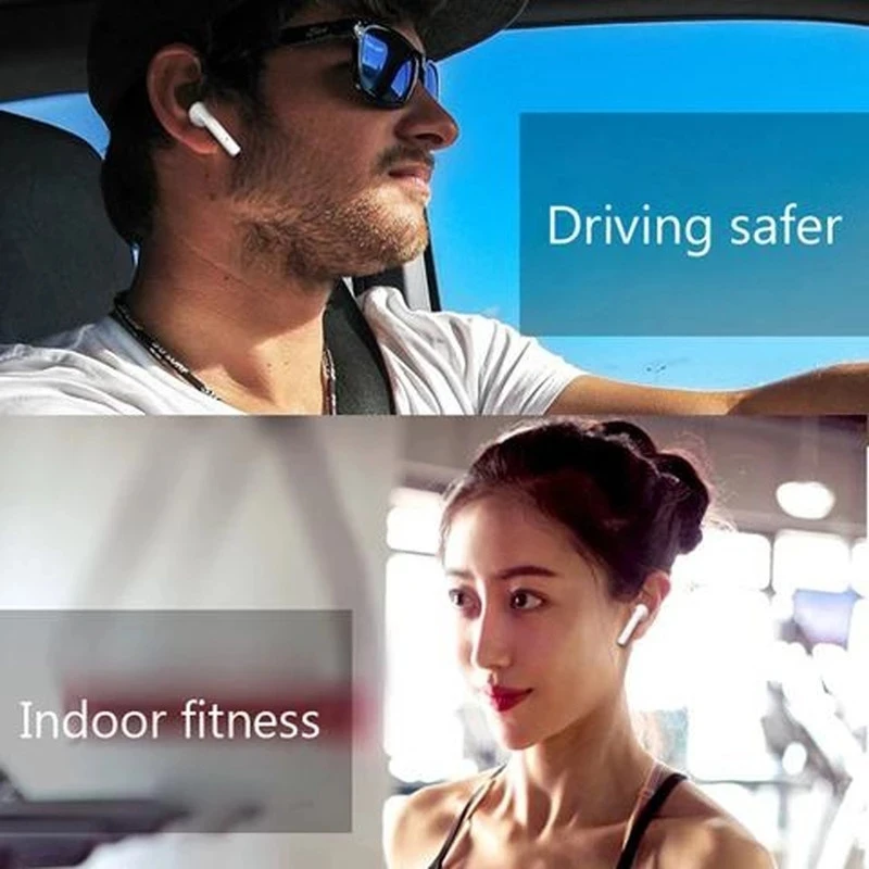 For all smartphones Headset Sport Stereo Audio Hand-free In-ear Earphones Wireless Bluetooth Single Earbuds without Charging Box |