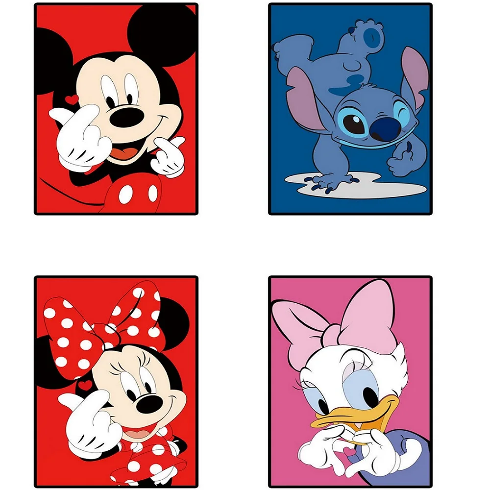 

Набор для алмазной вышивки «сделай сам», картина из мультфильмов Диснея, Микки, Алмазная мозаика, украшение для комнаты