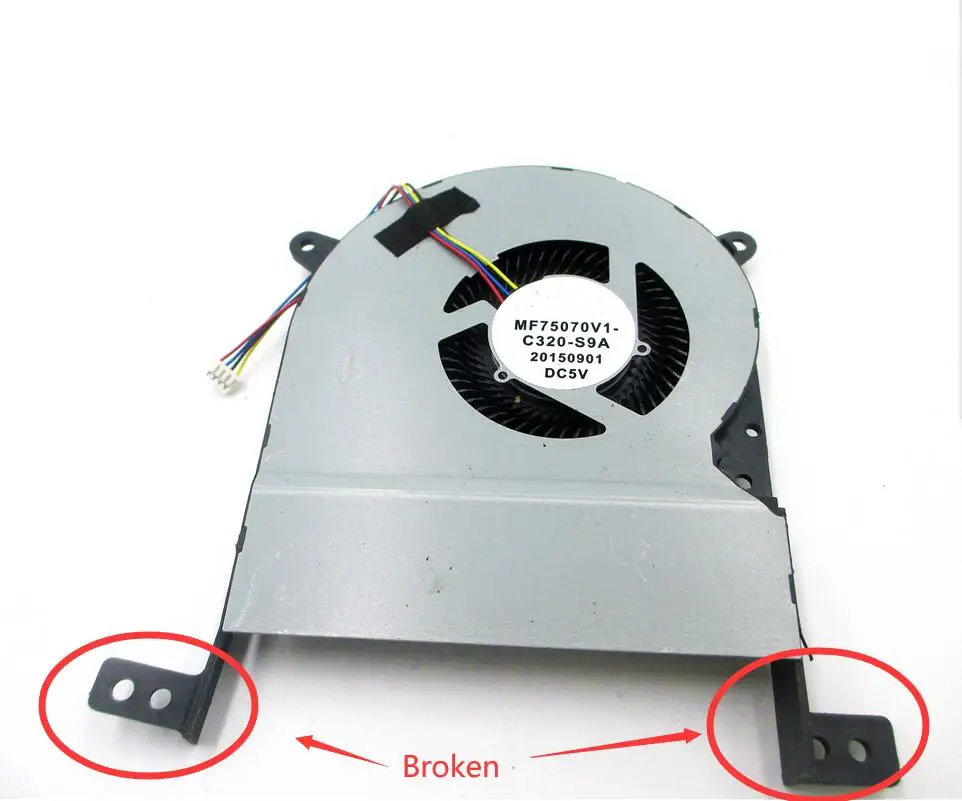 Новый охлаждающий вентилятор для ноутбука 5 в постоянного тока 2 25 Вт ASUS X756 X756UA/UAM