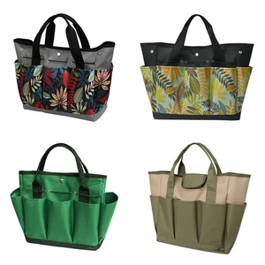 Garden Tool Bag Heavy Duty Canvas Tool Storage Home Organizer Gardening Kit Holder 10 item image