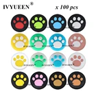 IVYUEEN, 100 шт., аналоговые колпачки для захвата большого пальца для контроллера Nintendo Switch Lite NS NX JoyCon Joy Con, аксессуары для чехла