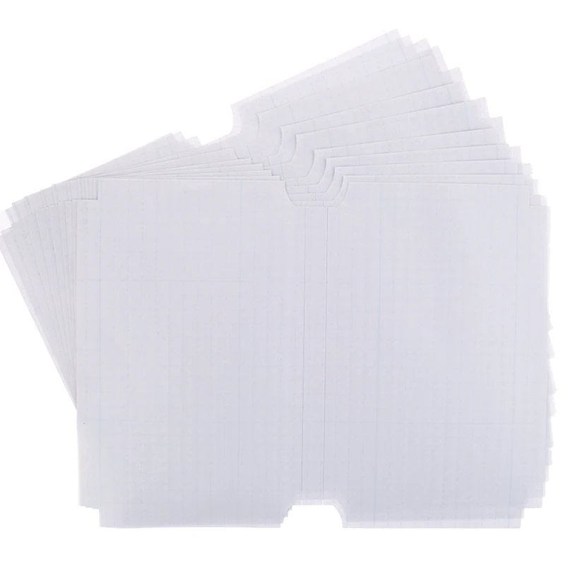 

10sheets/set Transparent Self-adhesive Film Book Cover Slipcase Safety Waterproof Material For School Students