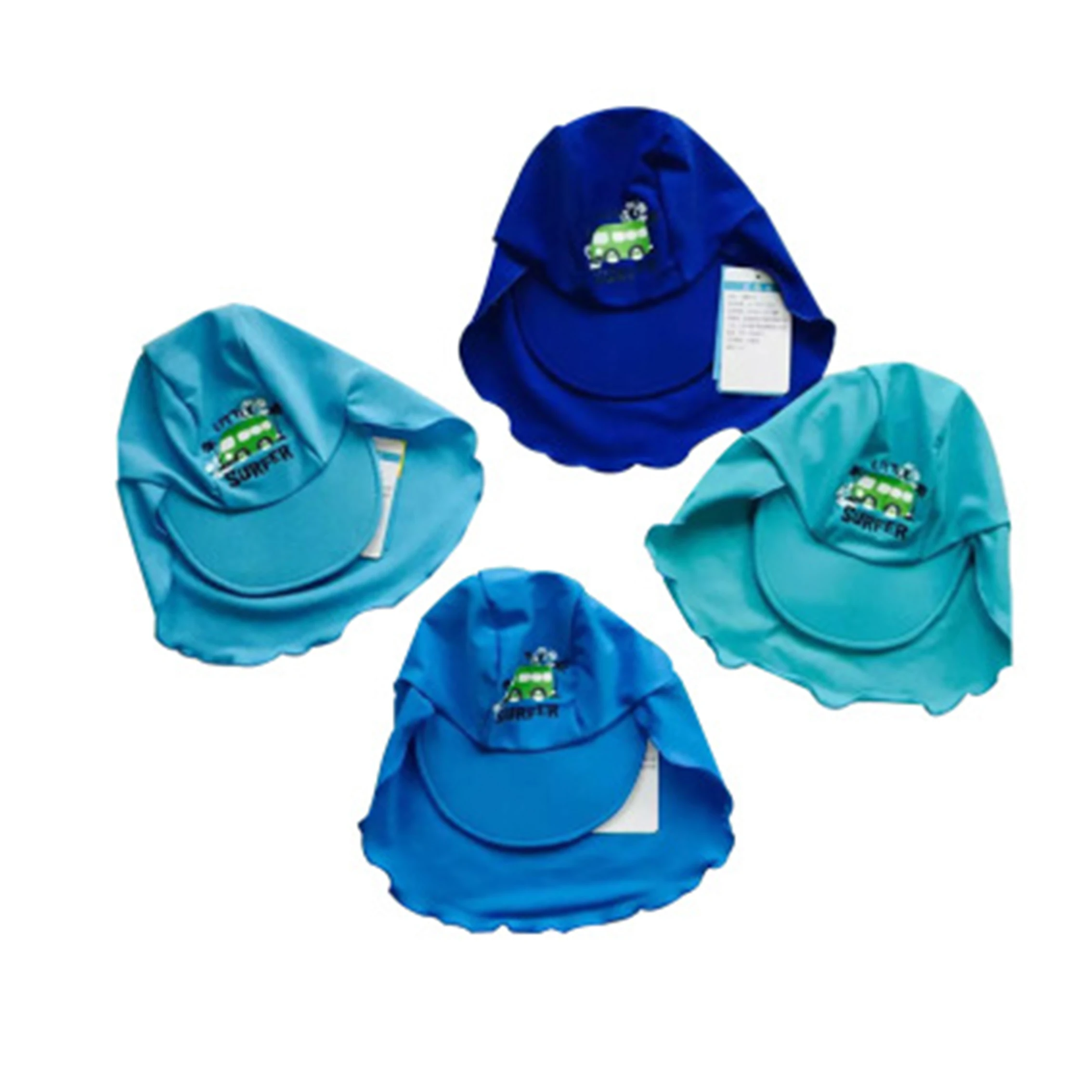 Летняя пляжная кепка для детей 3-10 лет детская шапка с УФ-вырезом плавания