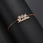 Именная двухслойная Регулируемая табличка из нержавеющей стали для женщин и мужчин