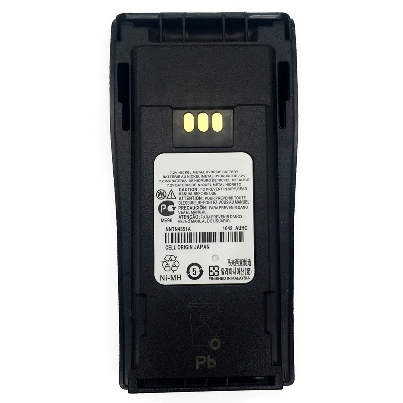 Amcl4970-1800-D Nntn4970 1500Mah Replacement Ni-Mh Battery With Belt Clip For Motorola Cp200 Cp200Xls Cp200D | Электроника