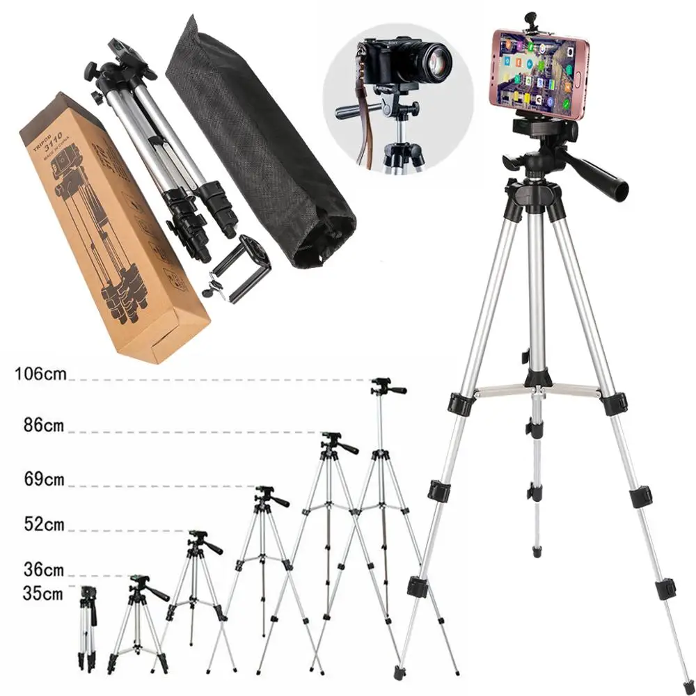 Многофункциональный Профессиональный штатив для камеры 35 106 см и стабилизатор