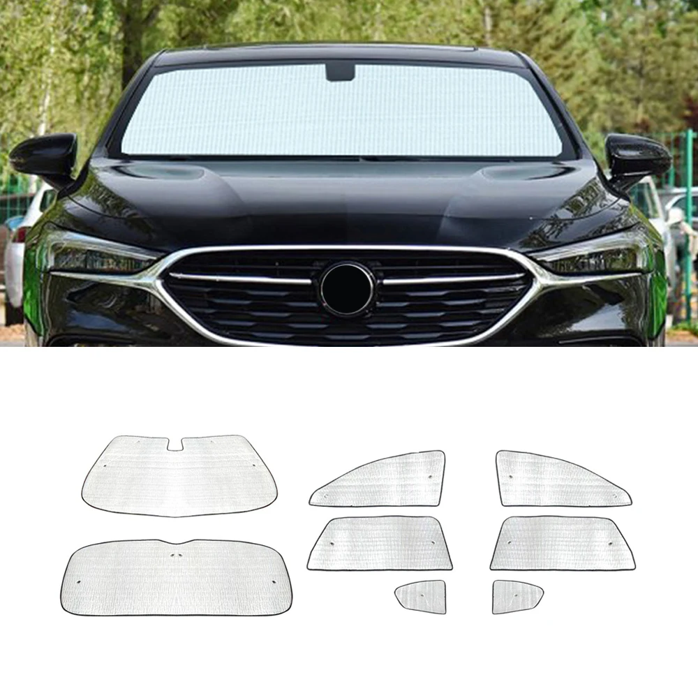 

For Buick LaCrosse 2016-2021 Car Windshield Sunshade UV Shield Block Cover One Set for Front Side Window Interior Accessories