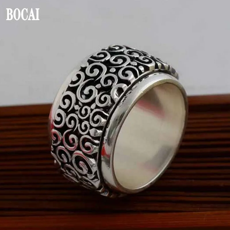 Кольцо мужское из серебра 100% пробы с облаком|thai silver ring|finger ringsilver ring |