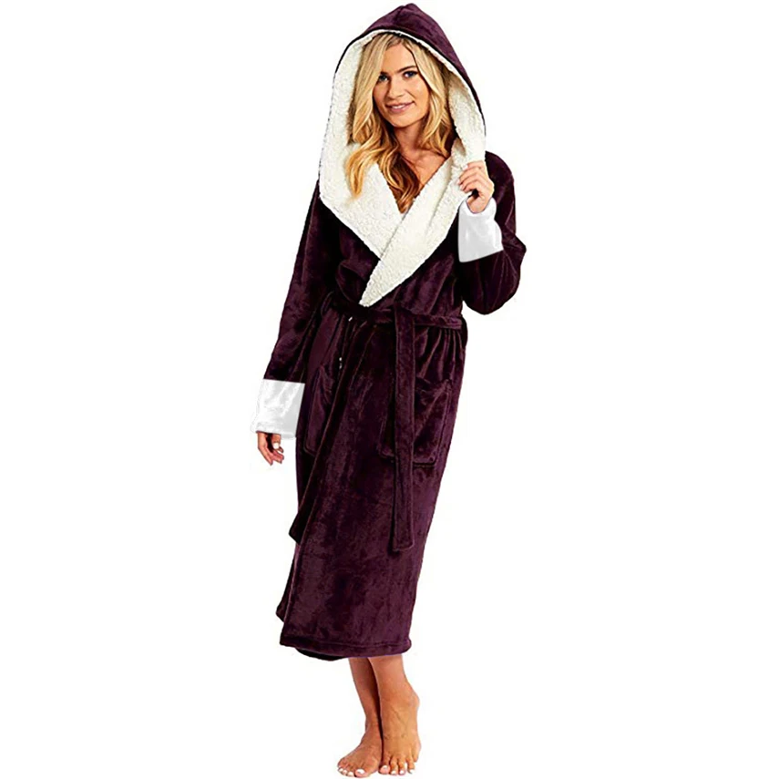 

8 Colors Women Bathrobe Winter Autumn Warm Pajamas Sleepwear Sexy Temptation High Quality Homewear Nightwear Erotic Underwear