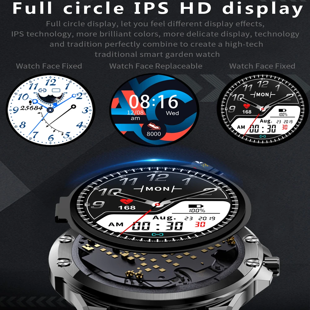 S11 Смарт-часы Фитнес-трекер Монитор сердечного ритма Часы IP68 Водонепроницаемые Мужские Женские Смарт-часы для Android IOS На запястье.