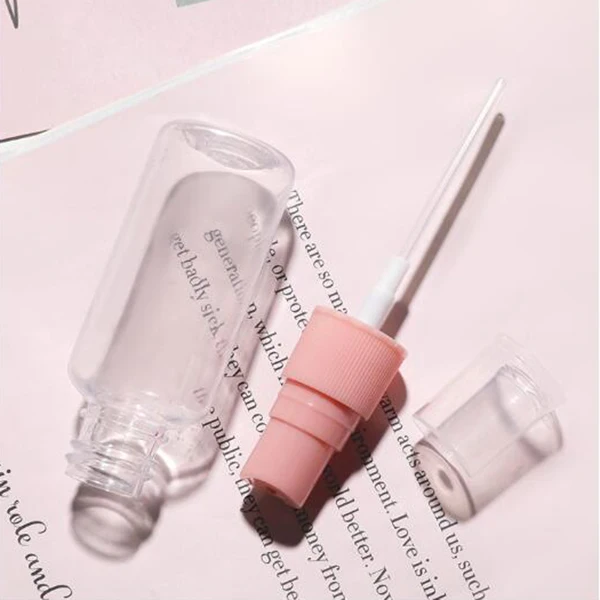 

20Pcs Transparent Empty Spray Bottles 50Ml Plastic Mini Refillable Container Empty Cosmetic Containers