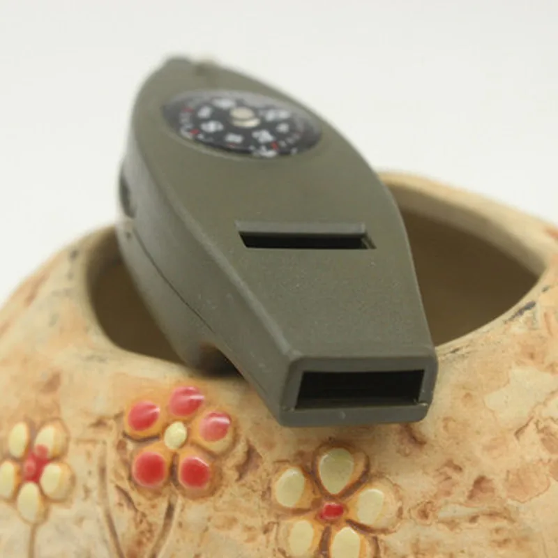 4 в 1 Многофункциональный Детский компас свисток термометра увеличительный