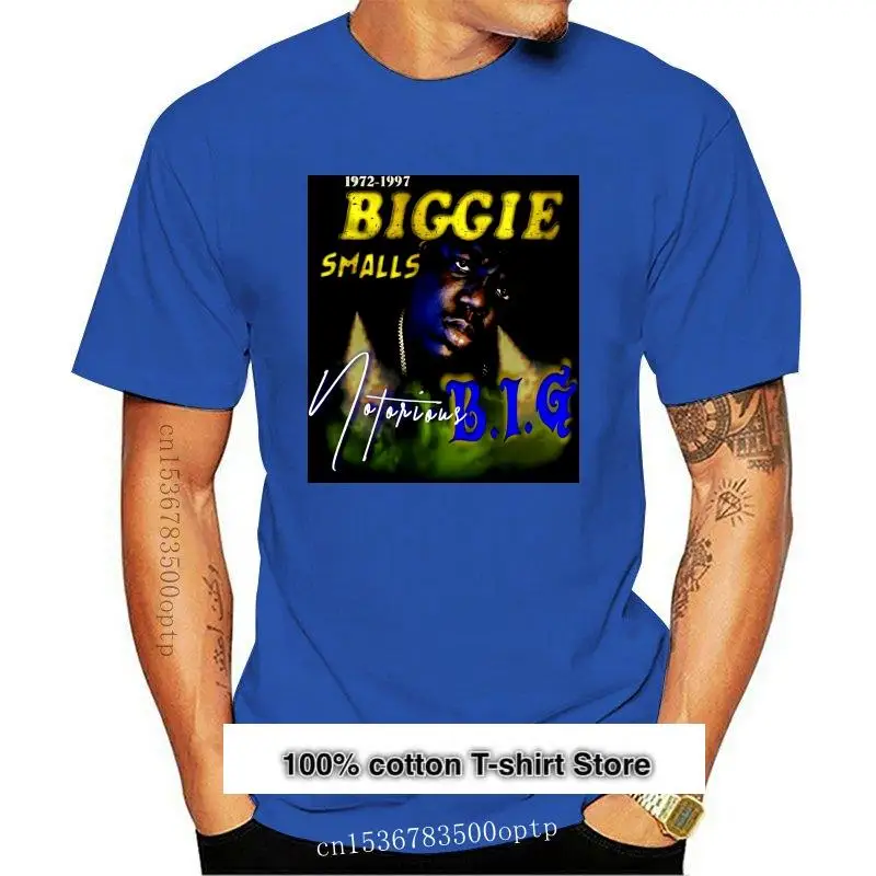 

Camiseta Biggie Notorius grande de Hiphop, talla S-2XL, color negro, nueva