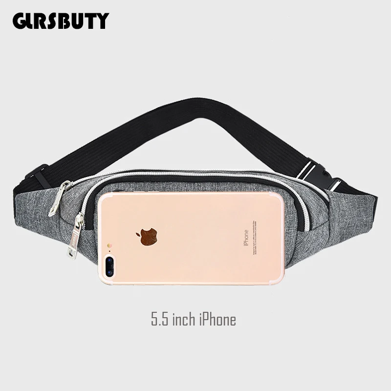 Забавная поясная сумка GLRSBUTY 2019 Женская с отверстием для наушников Мужская