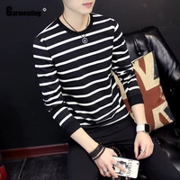 plus size 3xl mens top clothing leisure basic shirt kpop young striped blouse 2021 spring casual pullovers man fashion shirt