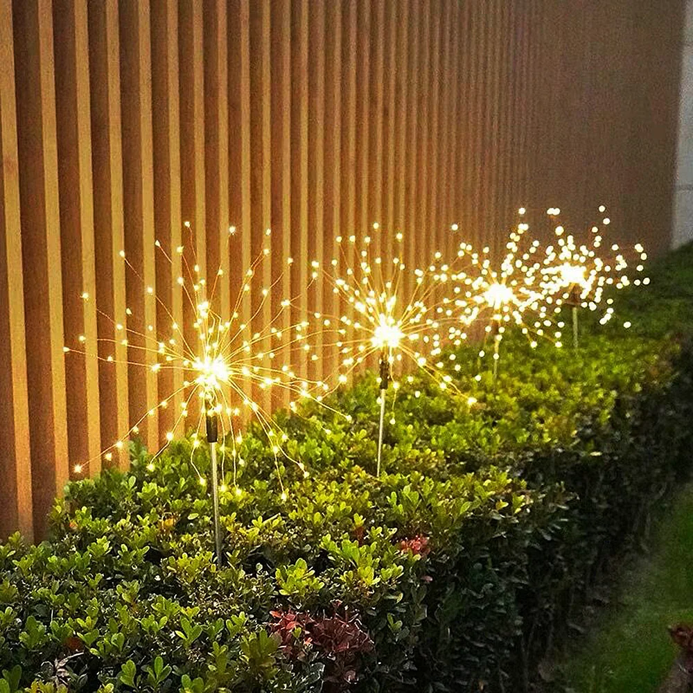 

Waterproof Fairy Garland 90/150 LED Light LED Outdoor Solar Fireworks Lights String Garden Lawn Street decoration lighting lamp