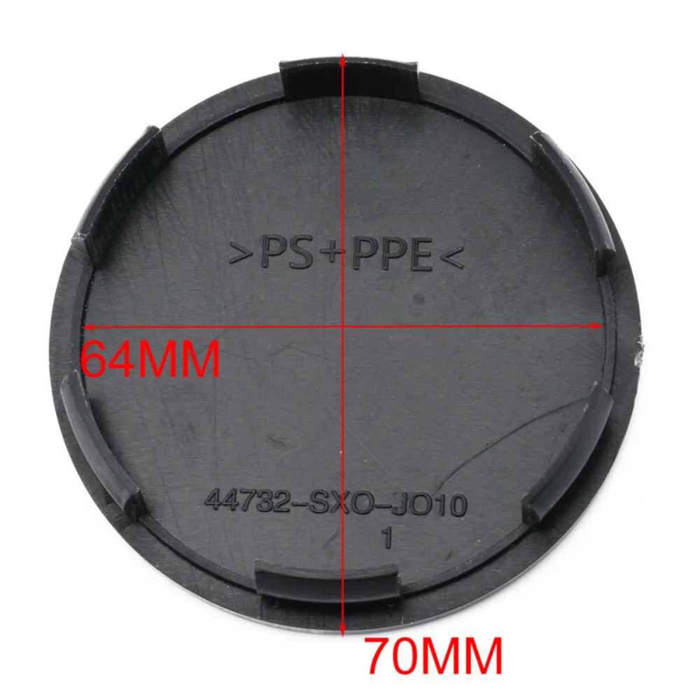 

Right Wheel hub cover Set 4pcs Auto Black Cap Front Protector Exterior