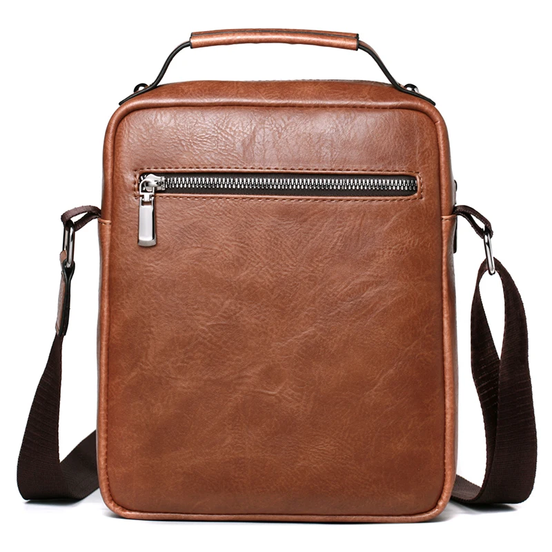 Роскошные брендовые кожаные мужские сумки мессенджеры повседневная сумка через