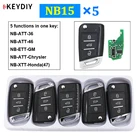 5 шт.лот NB15 многофункциональный пульт дистанционного управления автомобильный ключ MQB для KD900 KD900 + URG200 KD-X2 Mini KD (все функциональные чипы)