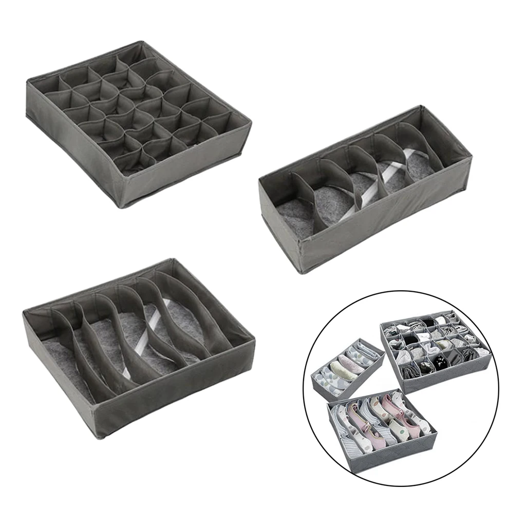 Органайзер для нижнего белья плотный разделитель шкафа корзины бюстгальтеров