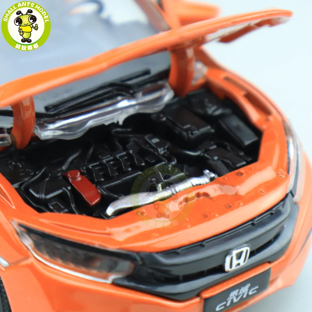 1/32 Jackiekim CIVIC литая под давлением Металлическая Модель автомобиля игрушки дети
