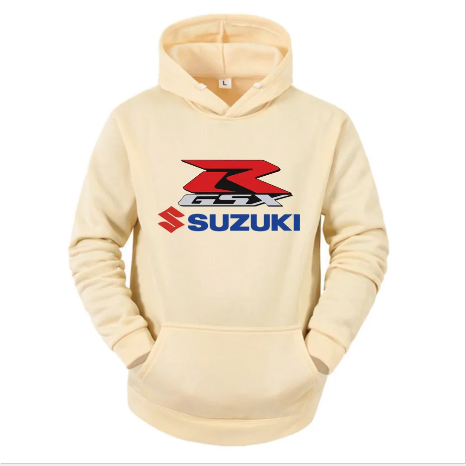 

Summer New SUZUKI Car Logo Hoodies Men's Print Long Sleeve Hooded High Quality Casual Harajuku Pullover Sweatshirt Tops
