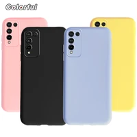pure color phone case for huawei honor 10x lite case soft silicone tpu back cover for funda honor 10x honor10x lite 6 67