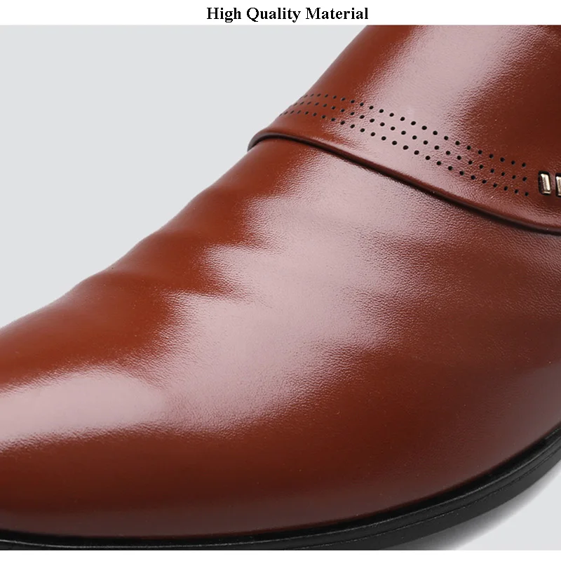 Merkmak Men Shoes 2020 New Pointed Toe Dress Classic Male Leather Fashion Wear-resistant Party Wedding for | Обувь