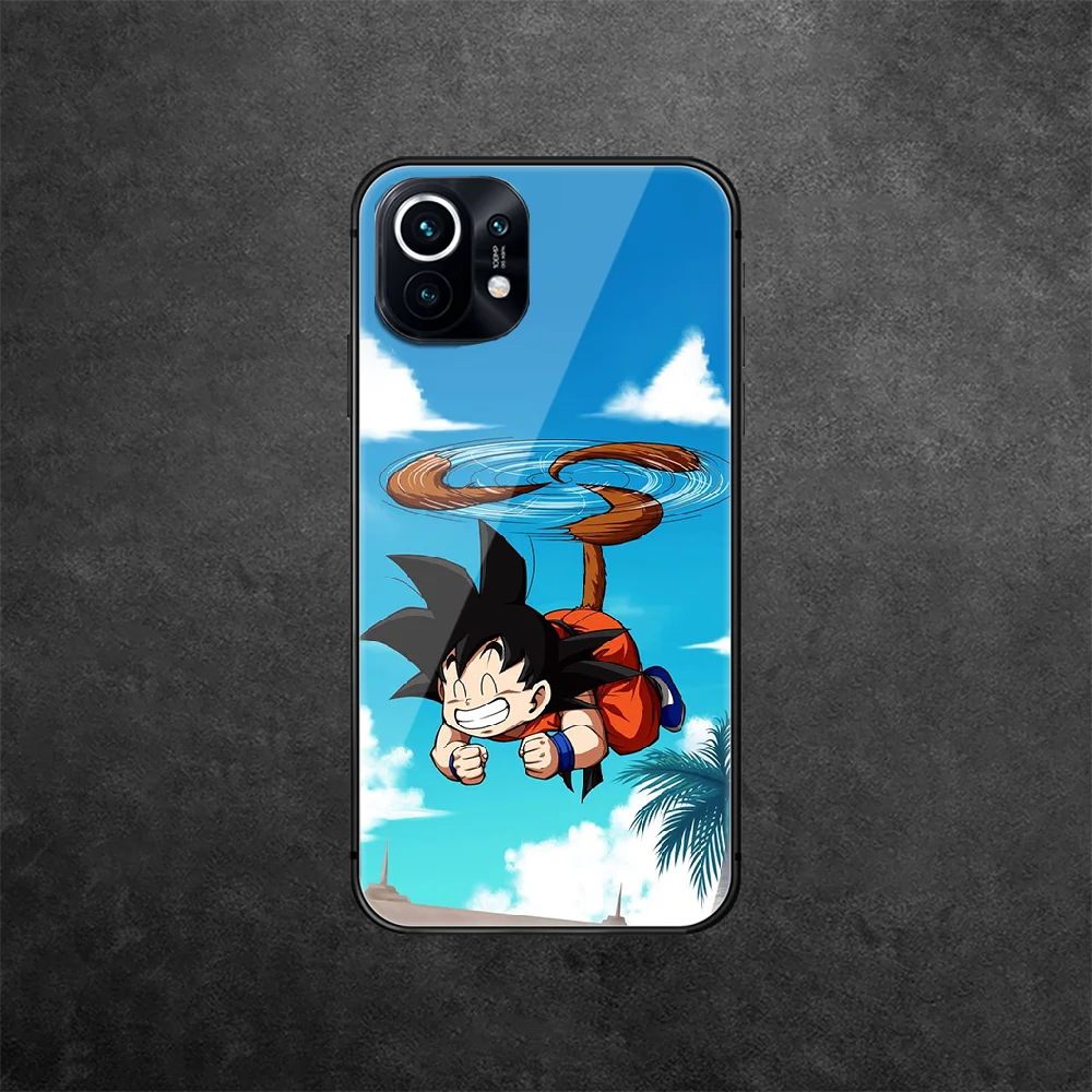 

Cute Son Goku DragonBalls Tempered Glass Phone Case Cover For Xiaomi Mi Poco A F X 2 3 8 9 10 11 T Pro Lite Ultra Max Nfc Funda