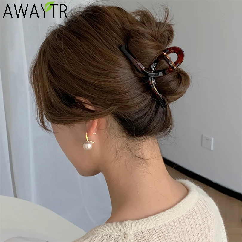 

Barrettes Fashion Women Metal Hair Claws Hair Accessories Hairclips Hairpins Ladies Hairgrip Headwear Girls Ornaments Crab Bands