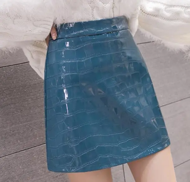 Юбка-трапеция Женская яркая с завышенной талией