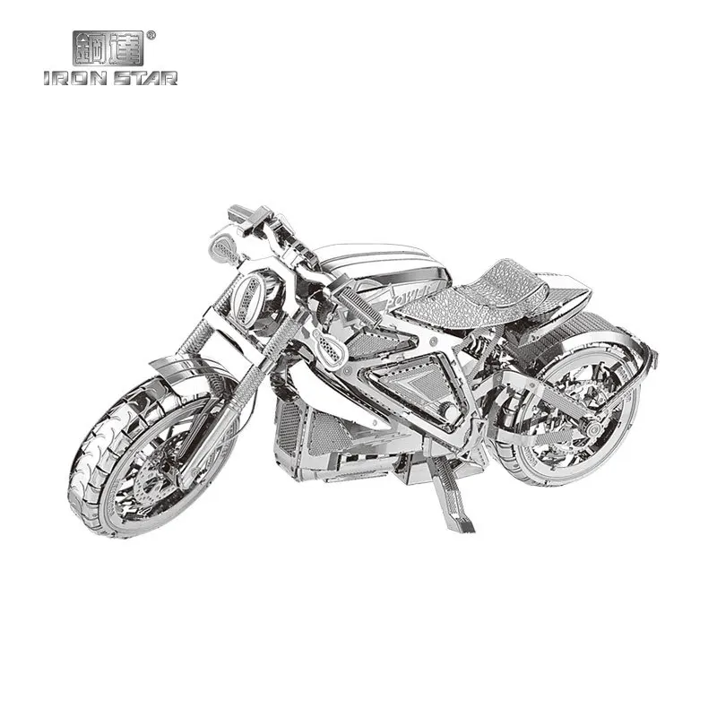 

Металлический 3D-пазл для сборки «сделай сам», электрический мотоцикл, маленькие украшения, мотоцикл, Мстители