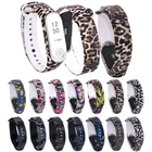 Сменный цветной ремешок для Xiaomi Mi Band 3, 4, универсальный силиконовый ремешок для ремней MiBand M3, M4