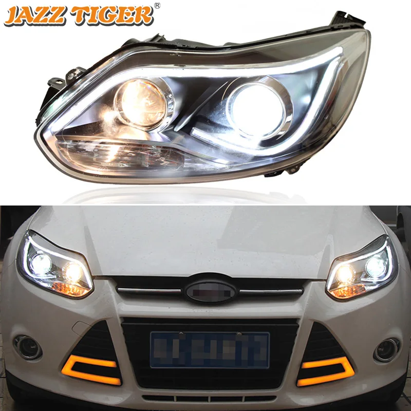 Джаз Тигр стайлинга автомобилей светодиодный DRL галогенный сигнал поворота