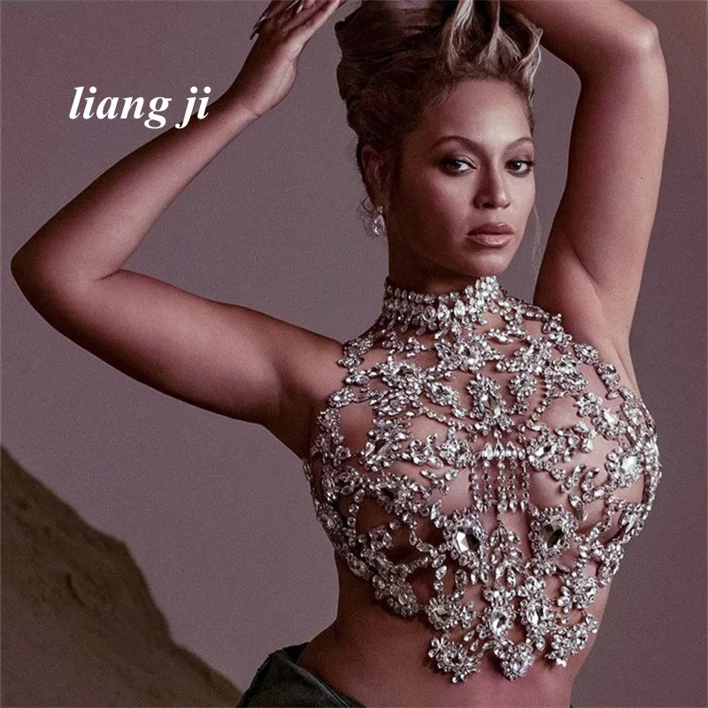 Сексуальная цепочка на грудь бикини трехточечные стринги для тела Хрустальный