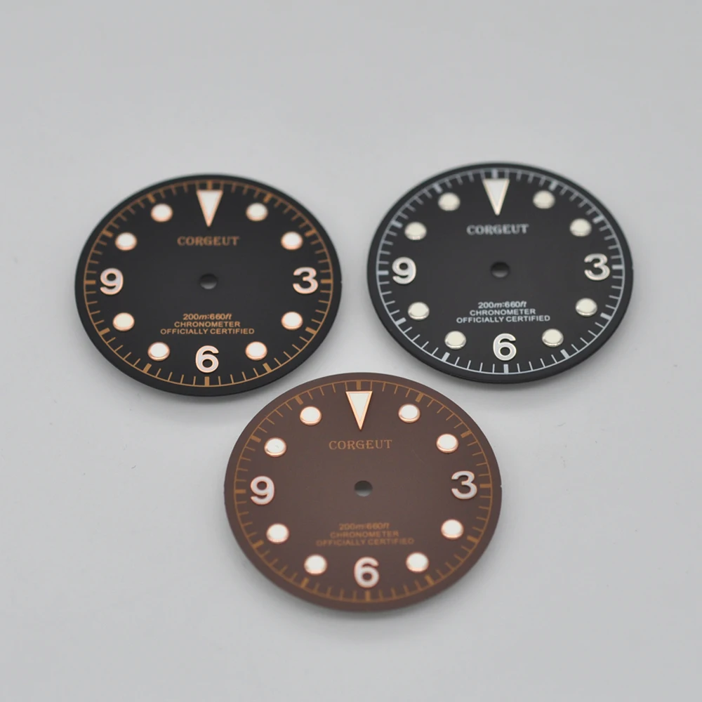 Детали для часов corgтело 30 4 мм светящиеся часы циферблат отметки даты унитаза ETA