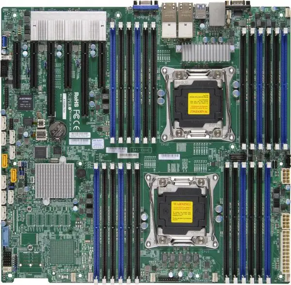 

Для Supermicro X10DRI оригинальная б/у материнская плата для сервера/настольного компьютера двойной процессор C612 разъем R LGA 2011-3 DDR4 ECC E5-2600 V3 V4