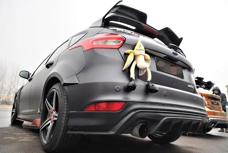 Спойлер для Focus ST 2012-2016 F ord хэтчбек FSK ABS пластик Материал заднее крыло автомобиля