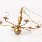 Миниатюрный потолочный кукольный домик мебель лампа, игрушка, имитация игры, Интерактивная игрушка, классический кукольный домик, аксессуары для мебели