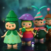 original popmart pucky forest elf series blind box toy figure designated style cute anime character gift free shipping monsta x