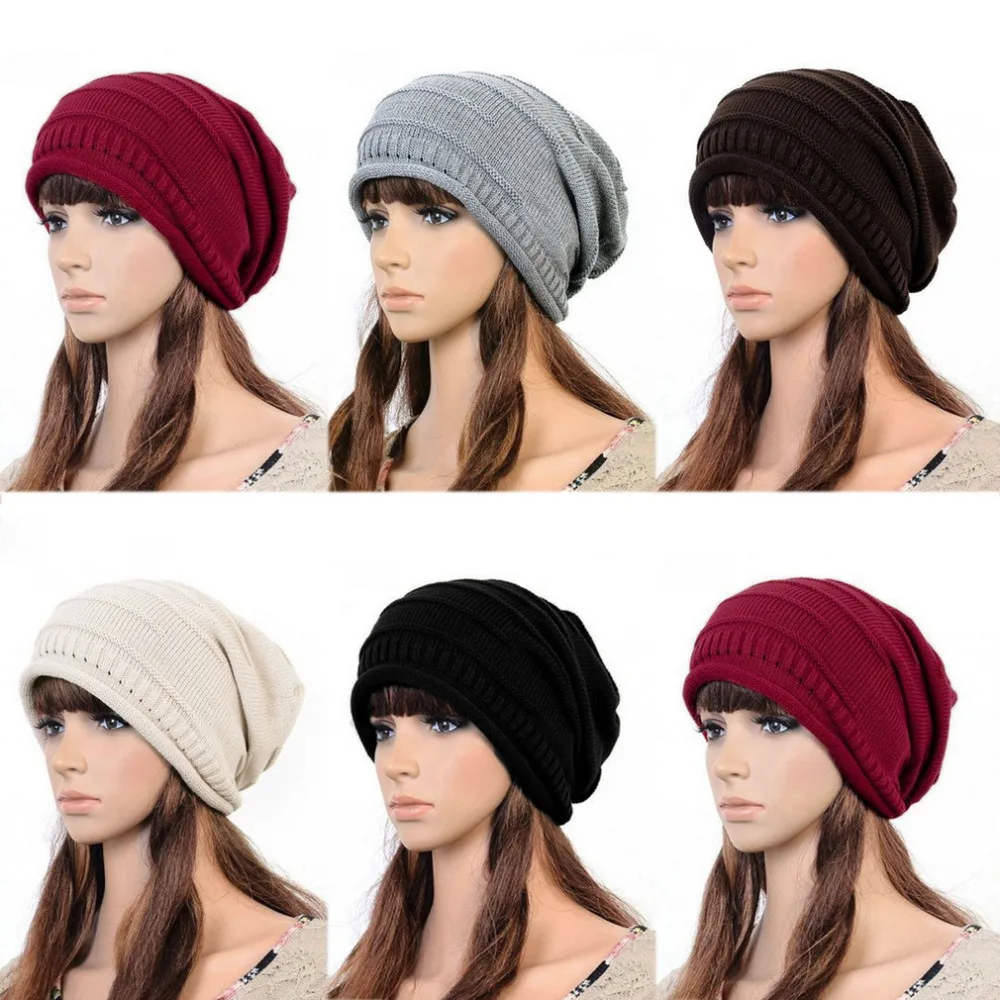 2017 бренд для женщин шапочки Вязание кепки s зимой тепло модные шапки осень хлопок