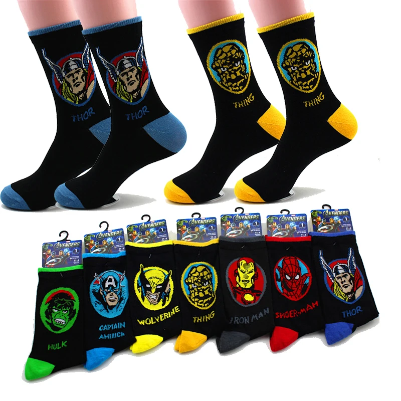 

Мужские вязаные хлопковые носки с аниме, женские милые Мультяшные забавные носки в стиле хип-хоп для скейтборда, повседневные креативные ул...