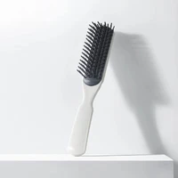 pink abody hair styling brush wheat straw detangle hairbrush women hair scalp massager comb for salon hairdressing comb styling