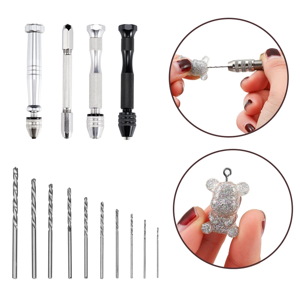 Металлическое ручное сверло оборудование для уф смолы набор инструментов