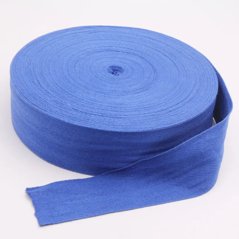 Royal blue 3 м/лот 4,8 см ремень в елочку тканая хлопковая тесьма ткань швейный ремень для сумок аксессуар для одежды Сделай Сам LX730 - Цвет: Royal blue