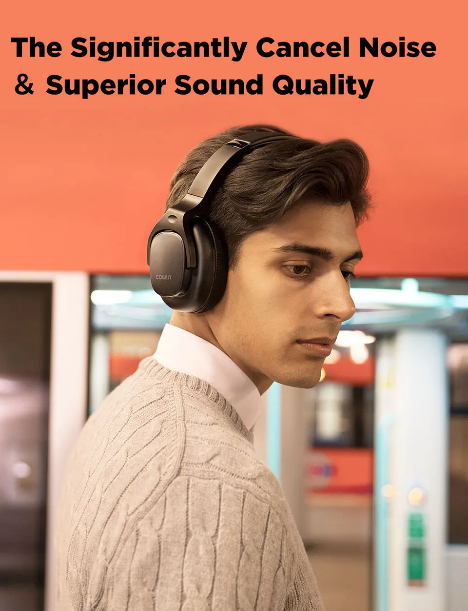 COWIN E9, активные наушники с шумоподавлением, bluetooth-наушники, беспроводная гарнитура с микрофоном, Aptx HD sound