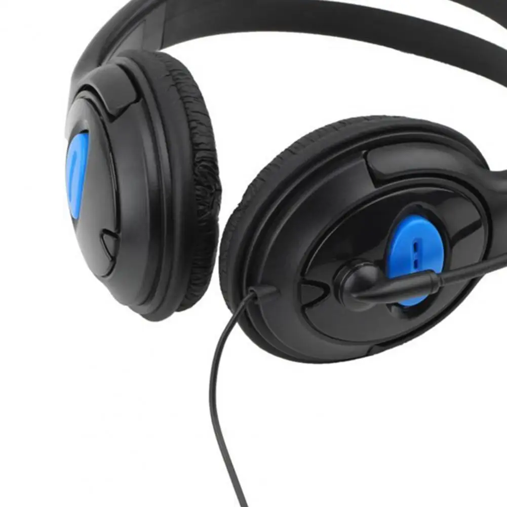 

Wired Bilateral Gaming Headphone with Telescopic Microphone for SonyPS4 Games Accessories