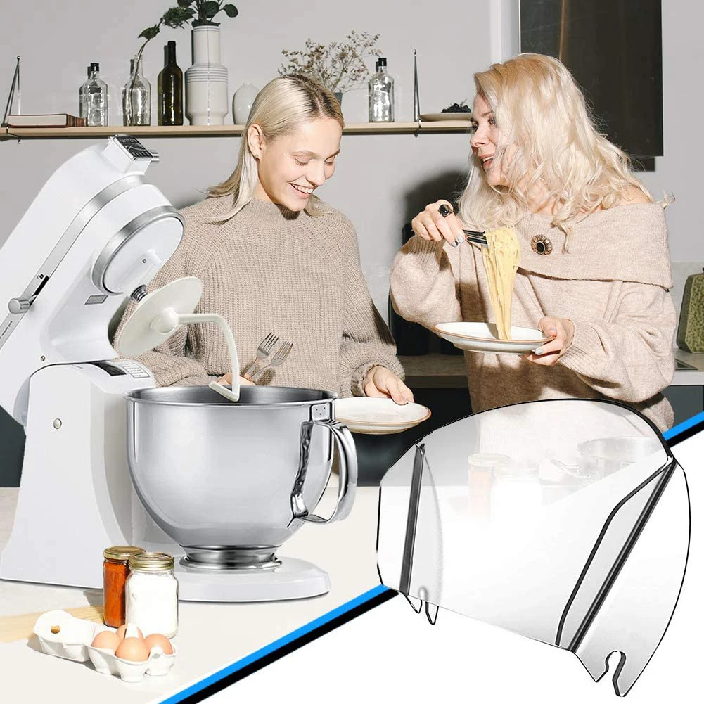 

Pouring Shield for Metal Mixing Bowls Universal Pouring Chutes for Stainless Steel Bowls Mixer Accessories MDJ998