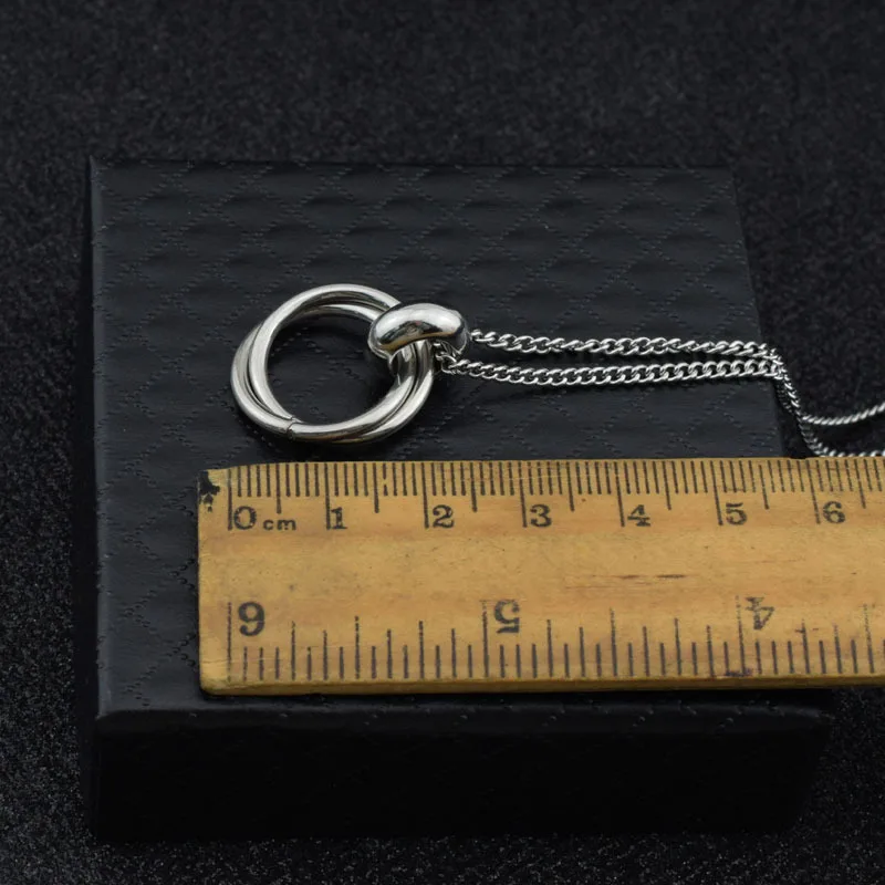 Мужское ожерелье мужское новое для мужчин и женщин простое короткое из