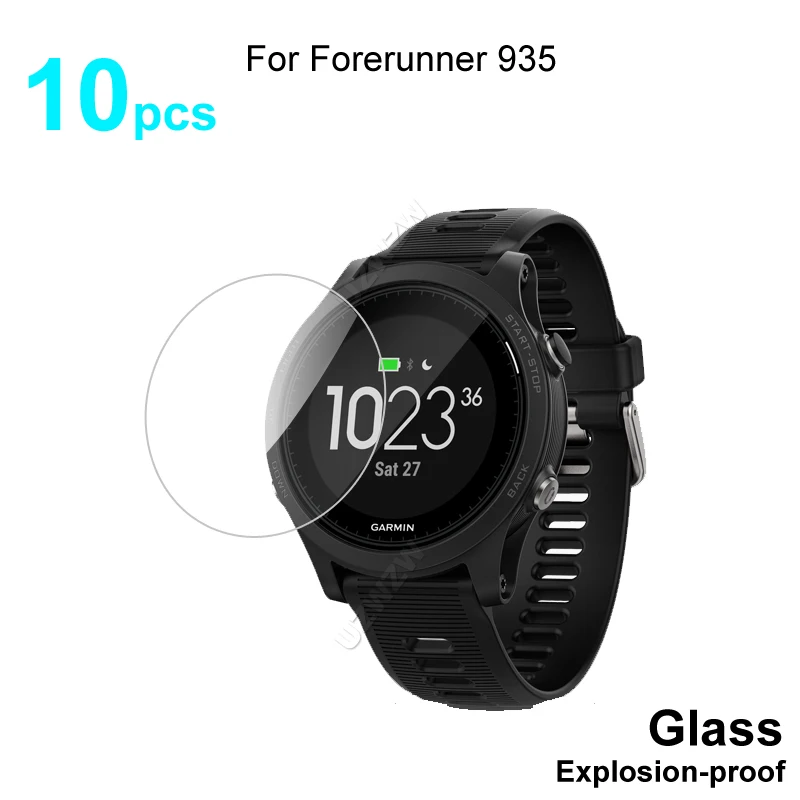 

10 шт. для смарт-часов Garmin Forerunner 935 защита экрана Защитная пленка из закаленного стекла Взрывозащищенная